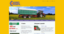 Desktop Screenshot of agrovesta.rs